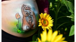 Babybauchbemalung mit Christine dumbsky